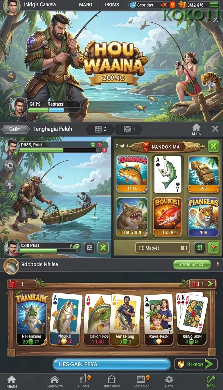 Cuplikan layar HALOBET — menu navigasi