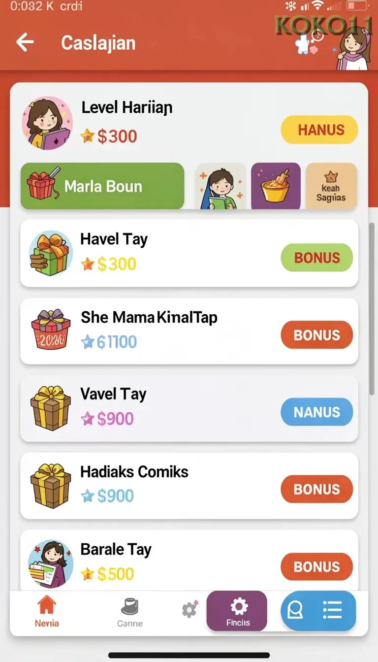 Cuplikan layar SURYA88 — aktivitas