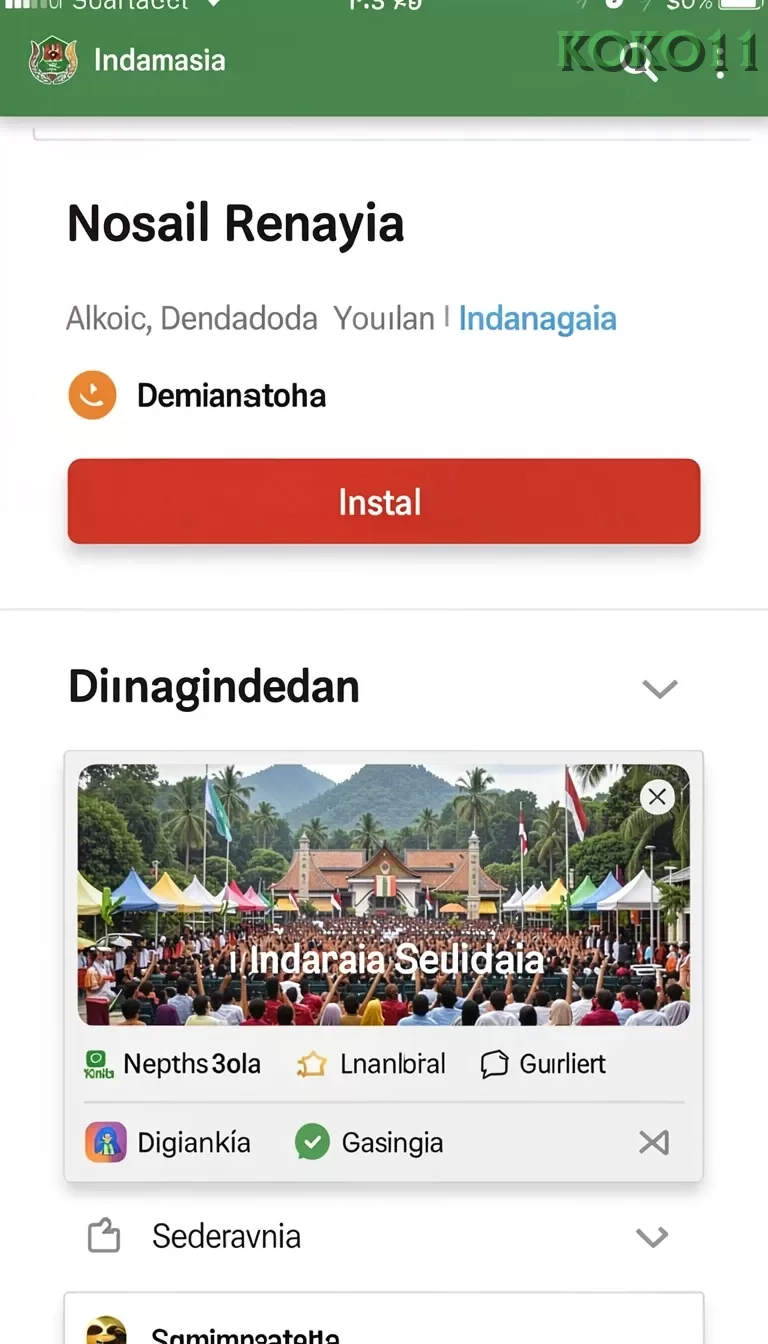 Cuplikan layar 7777W — aktivitas